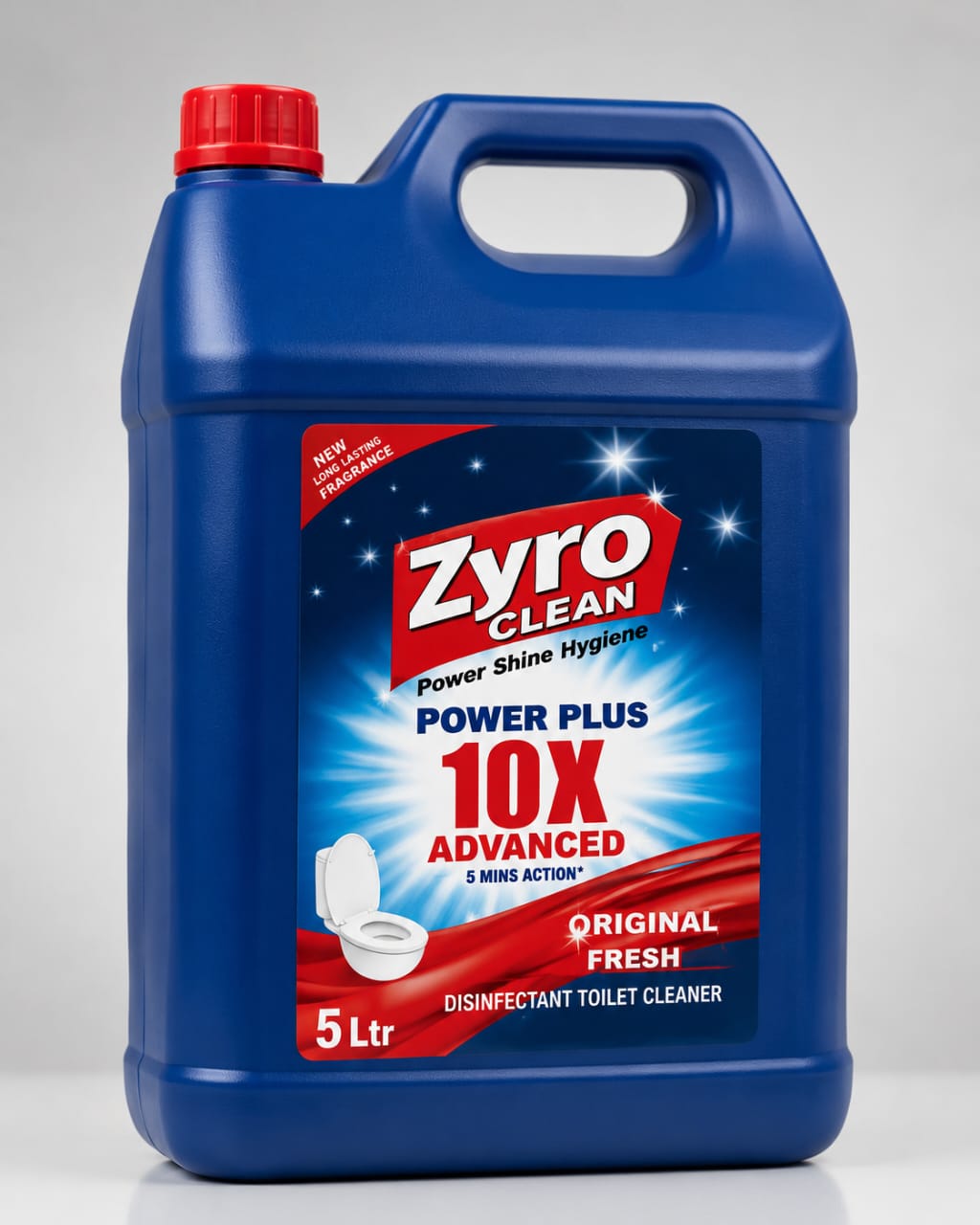 Zyro Clean Power Plus 10X Advanced Toilet Cleaner (5 Ltr)