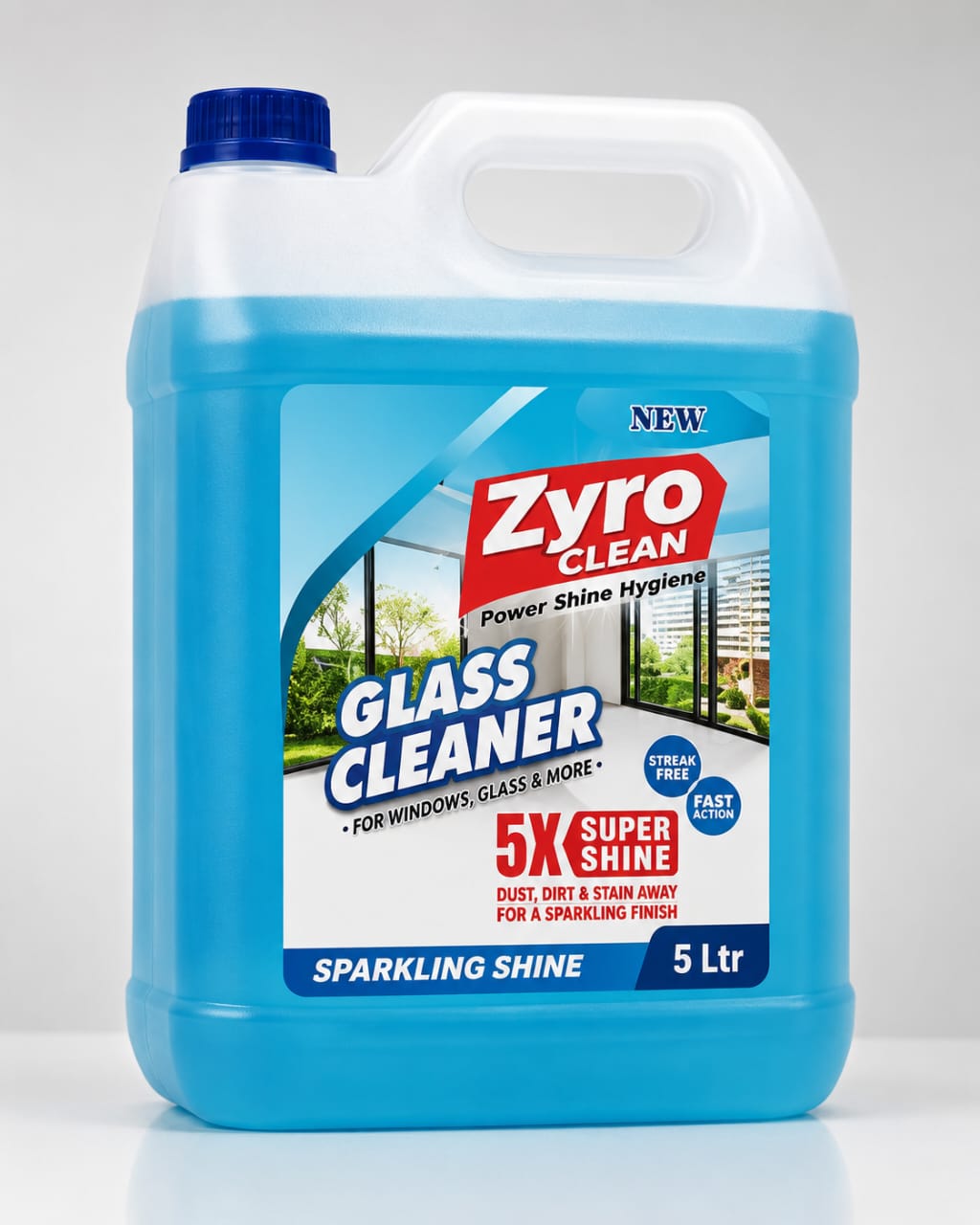 Zyro Clean Glass Cleaner (5 Ltr)